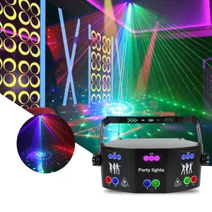 YSH 15 lampu panggung lensa UV strobo pabrik grosir lampu dmx laser mata 15 mata disko dekorasi klub pesta malam pesta dansa
