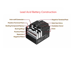 Batterie au plomb-acide 12V 9Ah Jiuhua, compatible OEM, pour stockage d'énergie - Product Image 4