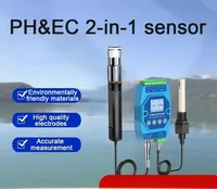 Analyseur de qualité de l'eau pour objets connectés, sonde pH agricole 2-en-1 en acier inoxydable, testeur d'eau avec précision de 0,03 pH (1,5 %)