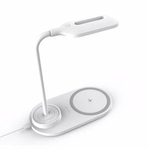 Lámpara de Escritorio USB con Cargador Inalámbrico, Atenuación Táctil, Carga Inalámbrica para Teléfono Móvil, Luz LED Multifuncional, Lámpara de Lectura de 10W - Product Image 4