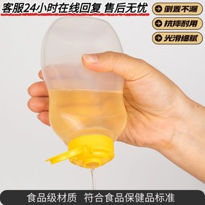 ขวดพลาสติก HDPE แบบเปิดปิดได้ บีบได้ ปิดผนึกแน่น ป้องกันการรั่วซึม สำหรับบรรจุน้ำผึ้ง ซอสปรุงรส และซอสอาหารทะเล  รับผลิตตามแบบ - Product Image 5
