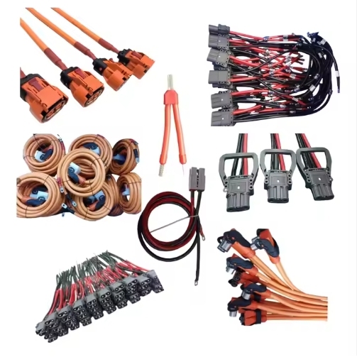Power Battery High Voltage Cable Wire Harness Vehicle DC1000V DC1500V EV Cable New Energy Wire Harness