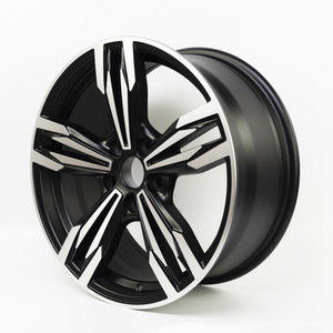 Jantes en alliage 15 pouces 5 trous 5x114.3, jantes de voiture 17 pouces PCD 5x100-114.3mm à cinq branches, moyeux de roues en alliage Flow Forming - Product Image 5