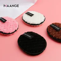 Maange Wieder verwendbarer Mikrofaser-Make-up-Entferner Puff Reinigungs schwamm für Gesichts reiniger Plüsch Puff