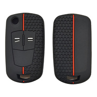 Coque de clé télécommande en silicone à 2 boutons pour Vauxhall Opel Corsa Astra Vectra Signum H Vectra, étui de protection pour clé de voiture