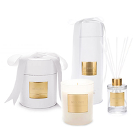 Groothandel Custom Private Label Reed Diffuser En Jar Geurkaars Gift Set