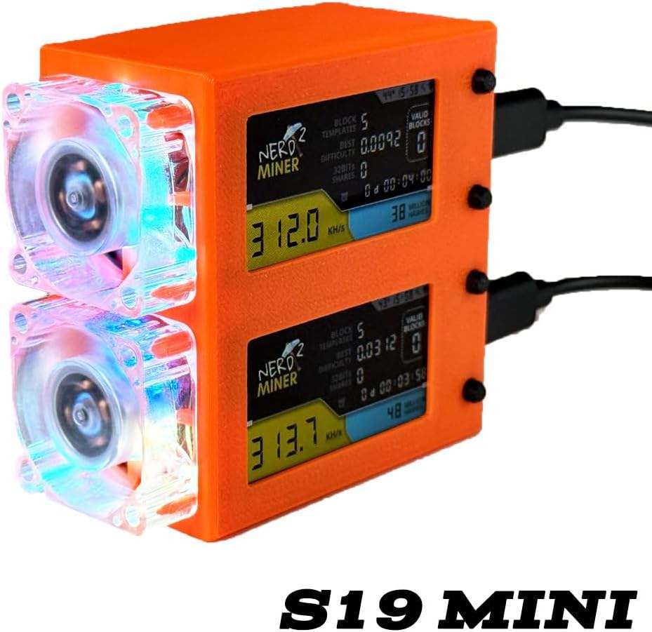 New NerdMiner V2 Plus Model 1W S19 Mini Bitcoin Solo Lottery Miner  300KH/s*2 T-Display S3 1.6.3 Low Power China in Stock| Alibaba.com