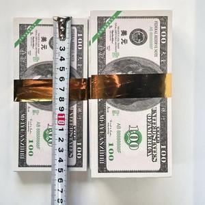 Billet de banque factice de 100 <span class=keywords><strong>dollars</strong></span> américains de haute qualité, coupé sur mesure, vente en gros pour Pâques et Halloween - Product Image 4
