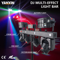 Sistema de Iluminación LED de Alta Luminosidad con Cabezal Móvil, Control RGBW y DMX512 para DJ, Bares, Discotecas y Actuaciones en Vivo