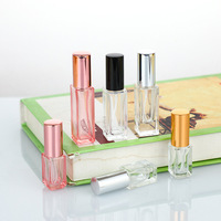 Mini Botella de Vidrio para Pruebas de Perfume, 3ml, 5ml, 10ml, 15ml, 20ml, 30ml, 50ml, 100ml, con Atomizador, en Colores Degradados
