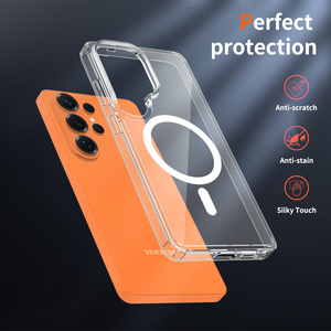 Coque de téléphone tout-en-un compatible avec S26Ultra/S26, coque magnétique S26FE, coque transparente simple haute définition - Product Image 5