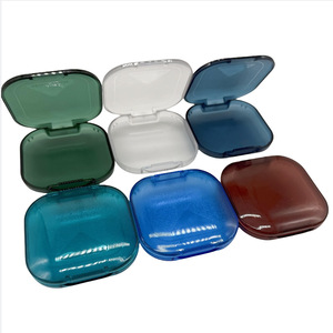Caja de almacenamiento para retenedores dentales, caja para alineadores invisibles, caja para guardar alineadores, caja de almacenamiento dental semitransparente esmerilada - Product Image 5