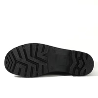 Bottes de sécurité de travail noires en PVC imperméables à embout d'acier YL-1311 pour hommes, hauteur genou, vente en gros