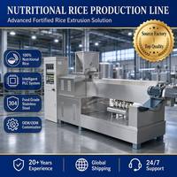 Ligne de production de riz nutritionnel Ligne de production instantanée de riz