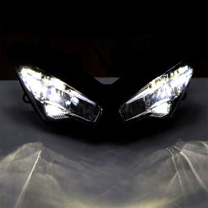 KOLMIO-LAM adapté pour <span class=keywords><strong>NINJA</strong></span> 400/<span class=keywords><strong>250</strong></span> EX400 NINJA400/<span class=keywords><strong>250</strong></span> phare avant de moto phare avant lampe avant assemblage - Product Image 2