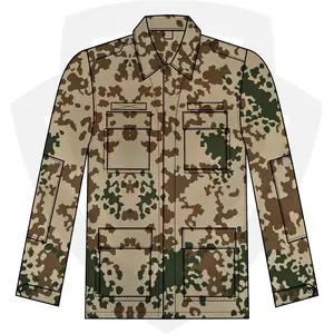 Double Safe Combate Shirt Hunting Camouflage Suit Clothing Flecktarn Camo german ww2 uniform Tactical Uniform