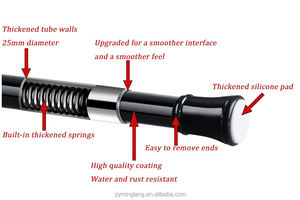 <span class=keywords><strong>Barre</strong></span> <span class=keywords><strong>de</strong></span> salle <span class=keywords><strong>de</strong></span> bains <span class=keywords><strong>de</strong></span> marque privée en gros et personnalisée <span class=keywords><strong>de</strong></span> haute qualité tige <span class=keywords><strong>de</strong></span> suspension télescopique <span class=keywords><strong>extensible</strong></span> pour <span class=keywords><strong>douche</strong></span> - Product Image 3