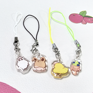 <span class=keywords><strong>Prix</strong></span> usine Offre Spéciale impression <span class=keywords><strong>double</strong></span> face conception mignonne porte-clés en acrylique avec corde <span class=keywords><strong>de</strong></span> couleur différente - Product Image 4