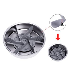 Tigelas De Cachorro De Sucção Com Alimentador Espiral Anti-Choke Alimentador Lento Inserir e Lamber Mat Feito De Material De Silicone Durável - Product Image 4