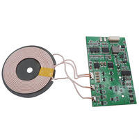 Carte de circuit imprimé PCBA de charge sans fil trois-en-un Banque d'alimentation portable Chargeur sans fil Module de bobine de charge Inducteurs Bobines