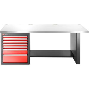 FACOM - JLS3-2MS7DL établi en acier inoxydable avec 7 tiroirs, bas-EAN 3662424108815 WORKSHOP STORAGE WORKSHOP STORAGE - Product Image 1