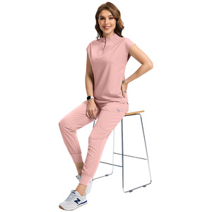 ชุดยูนิฟอร์มแพทย์สำหรับผู้หญิงชุดผ่าตัดสำหรับผู้หญิงชุดยูนิฟอร์มพยาบาลชุดวิ่งปี2025ลดภาษี - Product Image 3