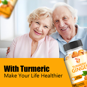 Wholesale Price <b>Turmeric</b> Ginger Gummies with <b>Turmeric</b> Root Extract Boosts Skin Health and Promotes Mobility Flexibility Gummies - Product Image 6
