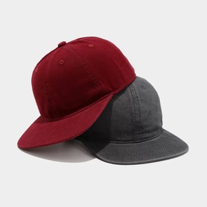 Gorra de Béisbol de Algodón Lavado con Logotipo Personalizado al por Mayor, Gorra de Papá sin Estructura de Copa Suave y Visera Corta, Gorra Retro Vintage de Visera Plana para el Sol - Product Image 4