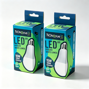 Boîte d'emballage personnalisée pour ampoules LED en plastique avec logo — Boîte de présentation transparente en PVC pour ampoules et lampes LED, boîte d'emballage transparente en gros - Product Image 6