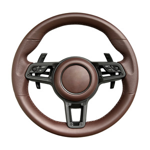 Volante Original para Porsche, Estilo <span class=keywords><strong>Clásico</strong></span>, para 911 Cayenne/Boxster/Macan/Panamera, Estilo Fibra de Carbono - Product Image 1