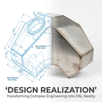 Support fixe pour adaptateur d'eau CNC en acier inoxydable, usinage de précision Elite pour humidificateur industriel et prototypage rapide