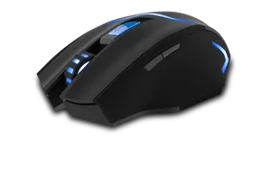 ZELOTES F-16Wireless 6-button Mouse Customizable Mice With LED Blue Backlit