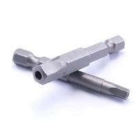 S2 acier 1/4 vis pentagonale intérieure ensemble de pilote électrique vélo pentagonale pneumatique tête peu accessoire