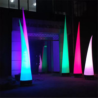 Colonne lumineuse LED gonflable à changement de couleur pour décoration de scène, discothèque, mariage, fête