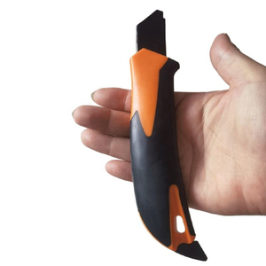 Couteau multi-usage robuste de 25 mm avec lames SK5 cassables, boîtier ABS, couteau utilitaire pour la découpe de boue, pour la construction industrielle - Product Image 5