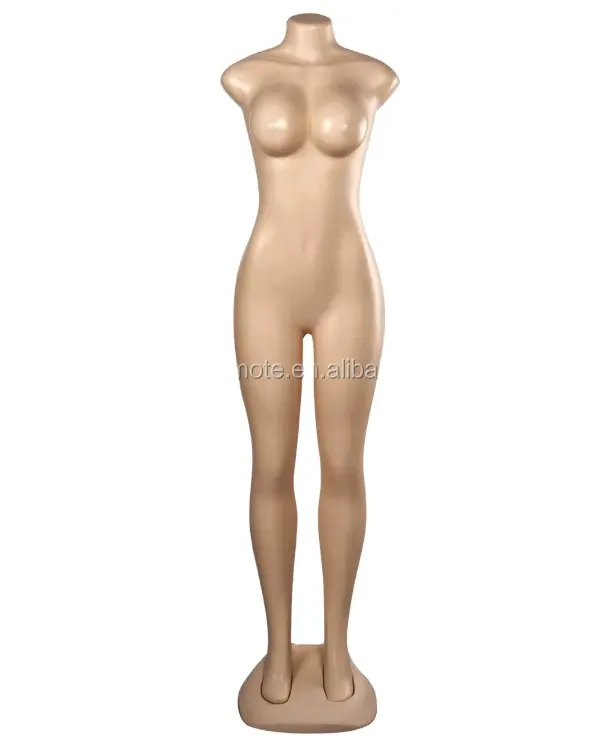 Manequim de peito grande e latão feminino brasileiro plástico sem cabeça manequim