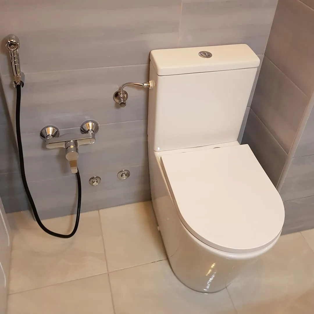 Tweedelig Toilet Ivoorkleurige W/C Gekoppelde Tankmat Monobloc Moderne Tornado Toiletten Kom Moderne Suite Sanitaire Compacte Spoelpot