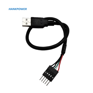 OEM מפעל <span class=keywords><strong>USB</strong></span> Plug זכר 5Pin 2.54mm זכר <span class=keywords><strong>USB</strong></span> דופונט מחבר PCB האם נתונים לבלבל כבל - Product Image 2