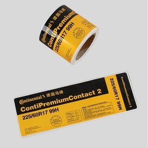 Etiquetas Adhesivas Personalizadas de Fábrica para Neumáticos, Rollo de Etiquetas Autoadhesivas Resistentes de PET para Llantas - Product Image 5