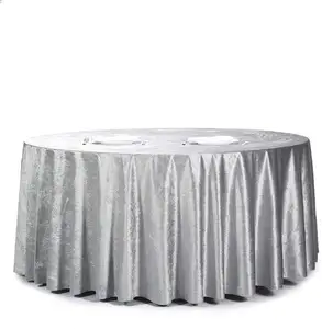 Gonne da tavolo di colore solido ispessite all'ingrosso copertura della tavola rotonda di nozze tovaglia di velluto per la casa alberghi ristoranti