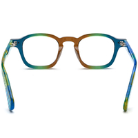 Monturas de Gafas Ópticas de Acetato Borregls para Hombre, Nueva Marca de Diseño, Gafas Cuadradas Vintage Retro para Mujer, Lentes 19412