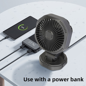 Portable Universal High Speed Single <b>Head</b> Plastic Car Cooler Mini <b>Fan</b> 360 Rotatable 3 Speed USB/12V 24V Auto <b>Fan</b> Car Accessories - Product Image 5