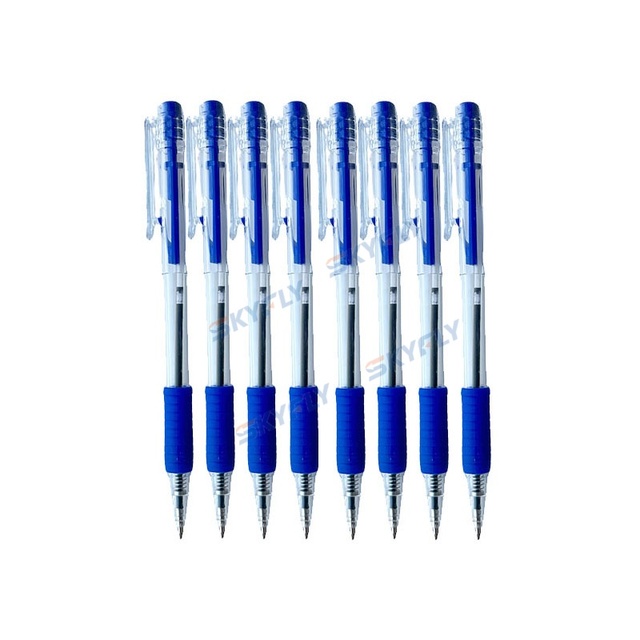 Ballpoint Pens with Rounded Barrels Comfortable Grip for Office School Sessions