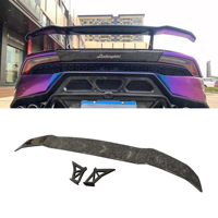 Aileron arrière en fibre de carbone forgé à sec de style VRS pour LP580/LP610