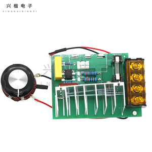 Xingkai Electronics 4000W Thyristor Voltage Regulator <b>Dimmer</b> Speed Controller Temperature Control Module - Product Image 3