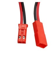 10 paires 100mm 200mm 2 broches JST connecteur mâle + femelle connecteur câble fil pour RC jouets batterie lampe à LED