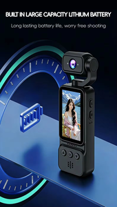 Caméra sportive multifonction anti-tremblement HaoMing DV08 WiFi 1080P <span class=keywords><strong>Full</strong></span> <span class=keywords><strong>HD</strong></span> avec capteur CCD de poche et zoom optique 7x+ pour vlog extérieur - Product Image 2