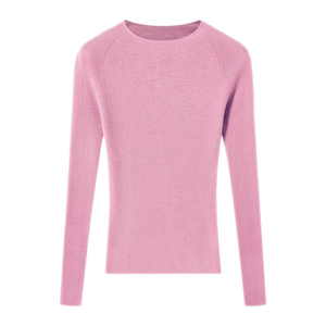 Ropa de diseñador, prendas de punto para mujer, suéteres cómodos de manga larga, cuello redondo ligero, jersey de Cachemira 100% - Product Image 1