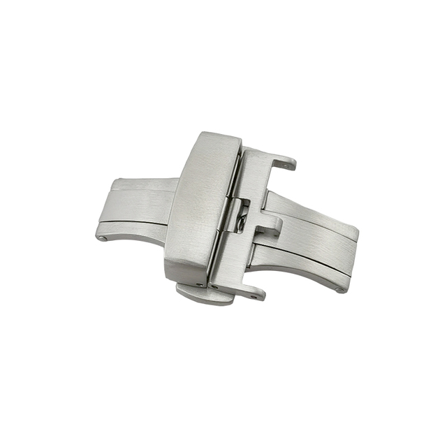 High Quality 316L Watch Buckle Classic Stainless Butterfly Clasp Smart Watch Buckle Parts