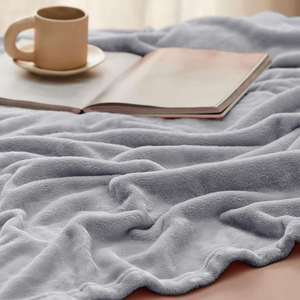 Luxury Microfiber Soft Lightweight Plush Cozy Flannel <b>Throw</b> Coral Fleece Blankets - Product Image 6